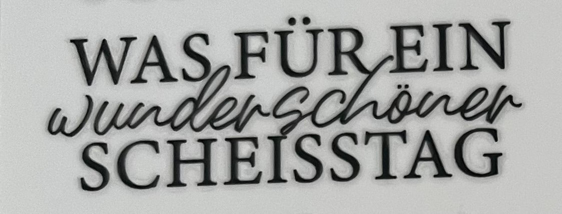 Lächle! Du kannst Sie nicht alle anspucken