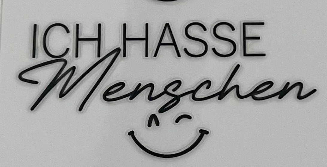 Lächle! Du kannst Sie nicht alle anspucken